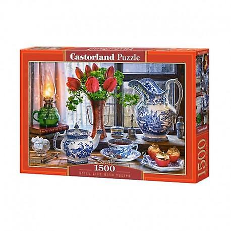 Puzzle Still Life with Tulips, 1500 pieces from Castorland Puzzle