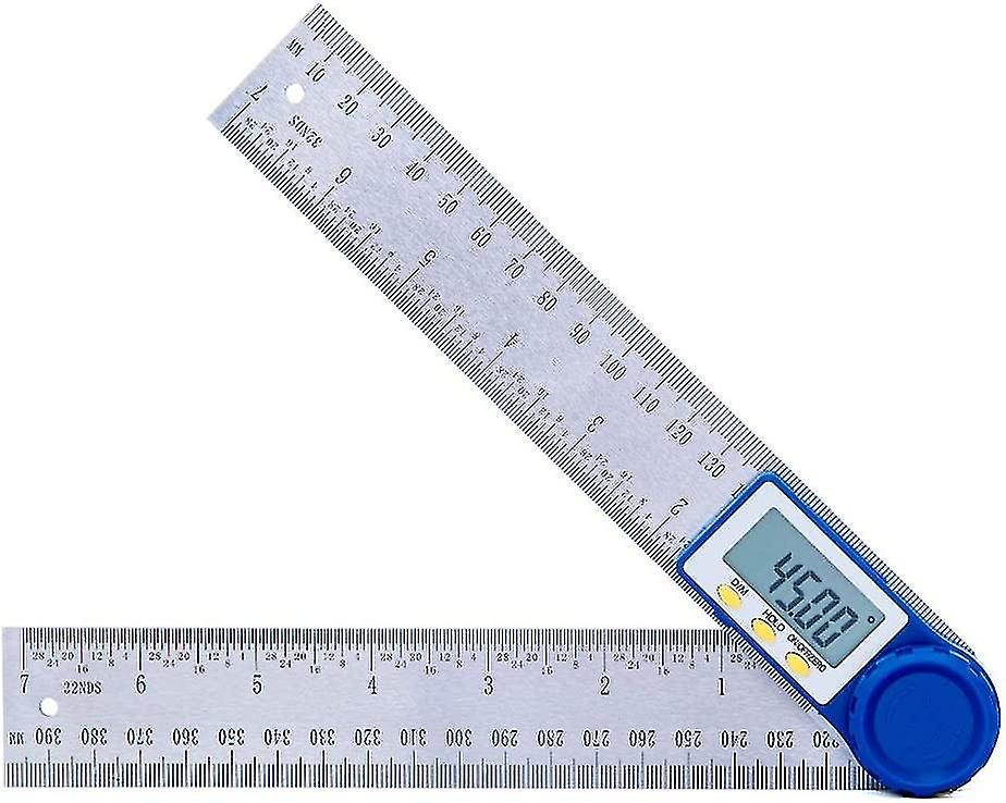 Digital Protractor 200mm 7 Inch Digital Angle Finder Protractor Ruler Meter Inclinometer Goniometer Level Electronic Angle Gauge