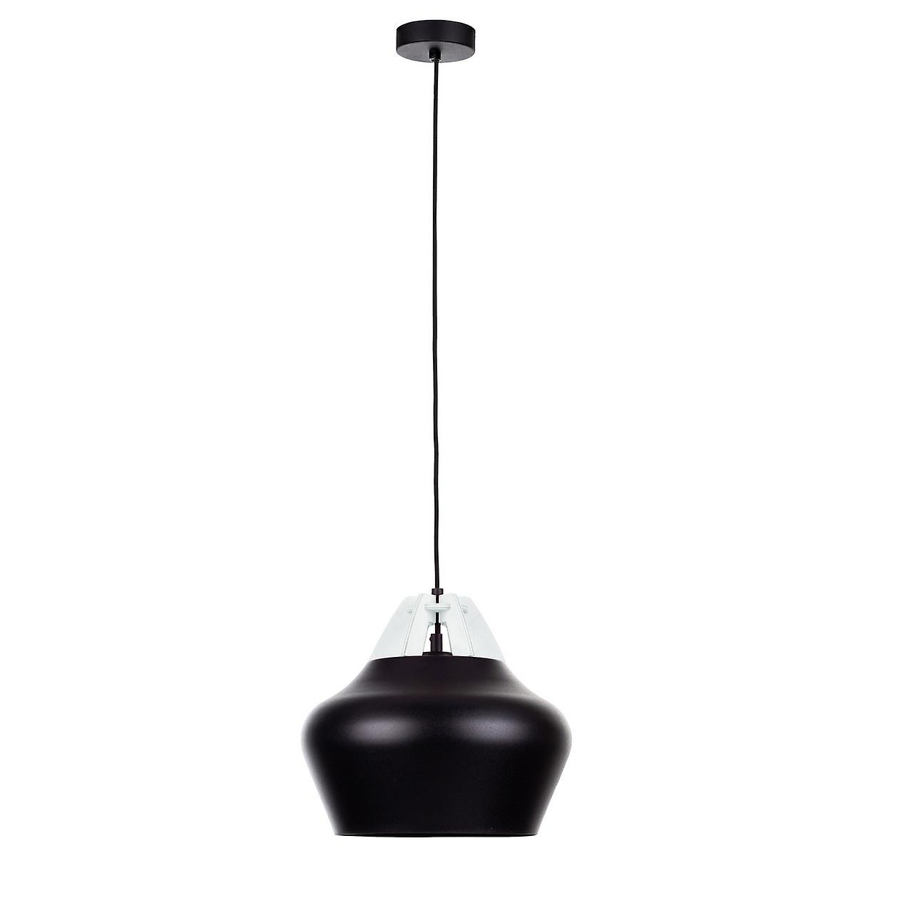 Negro Dome Pendant Ceiling Light Black, 29cm, 1x E27
