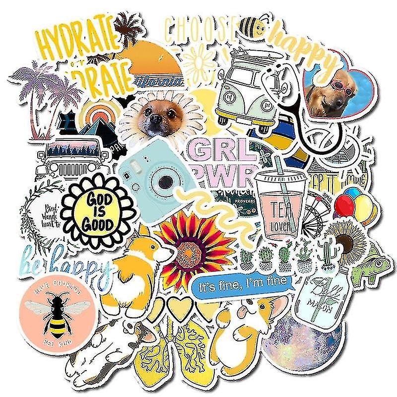 Electronics stickers decals cartoon simple graffiti computer stickers
