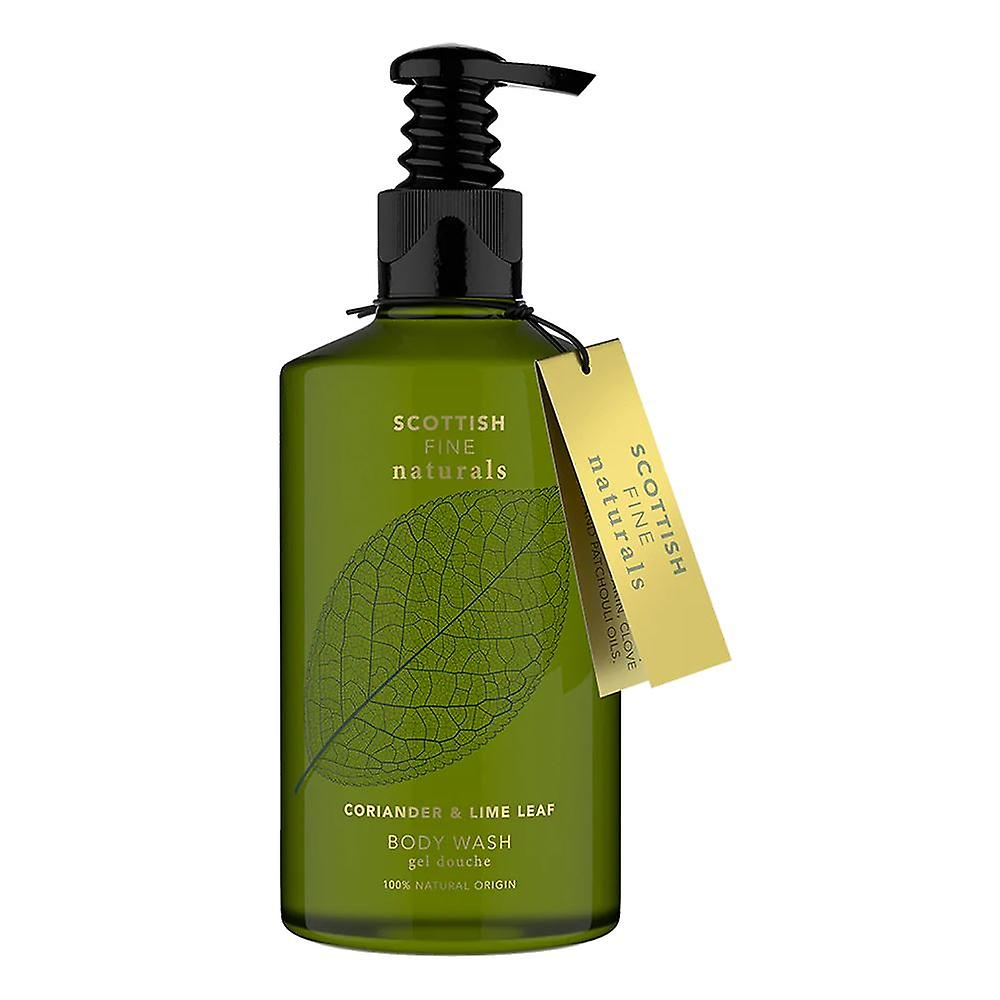 Coriander & Lime Leaf Scottish Fine Naturals Body Wash 300ml by Scottish Fine Soaps