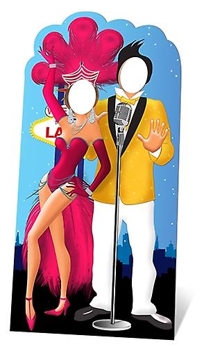 Las Vegas Couple Lifesize Cardboard Stand-in Cutout
