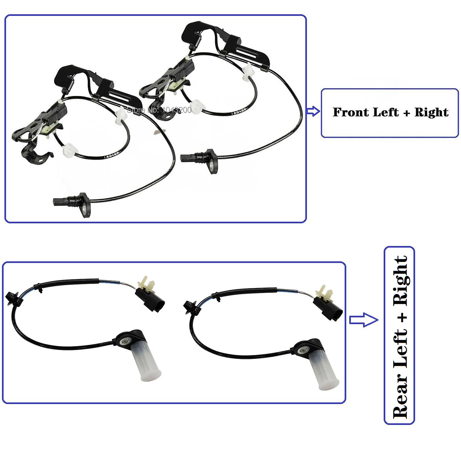 Front & Rear Abs Speed Sensor For Ford Ranger T64 2.2td / T65 3.2td Db392c204bd,db392c204ad,db392c205bd,db392c205ad,ab312c216ad-1 Piece