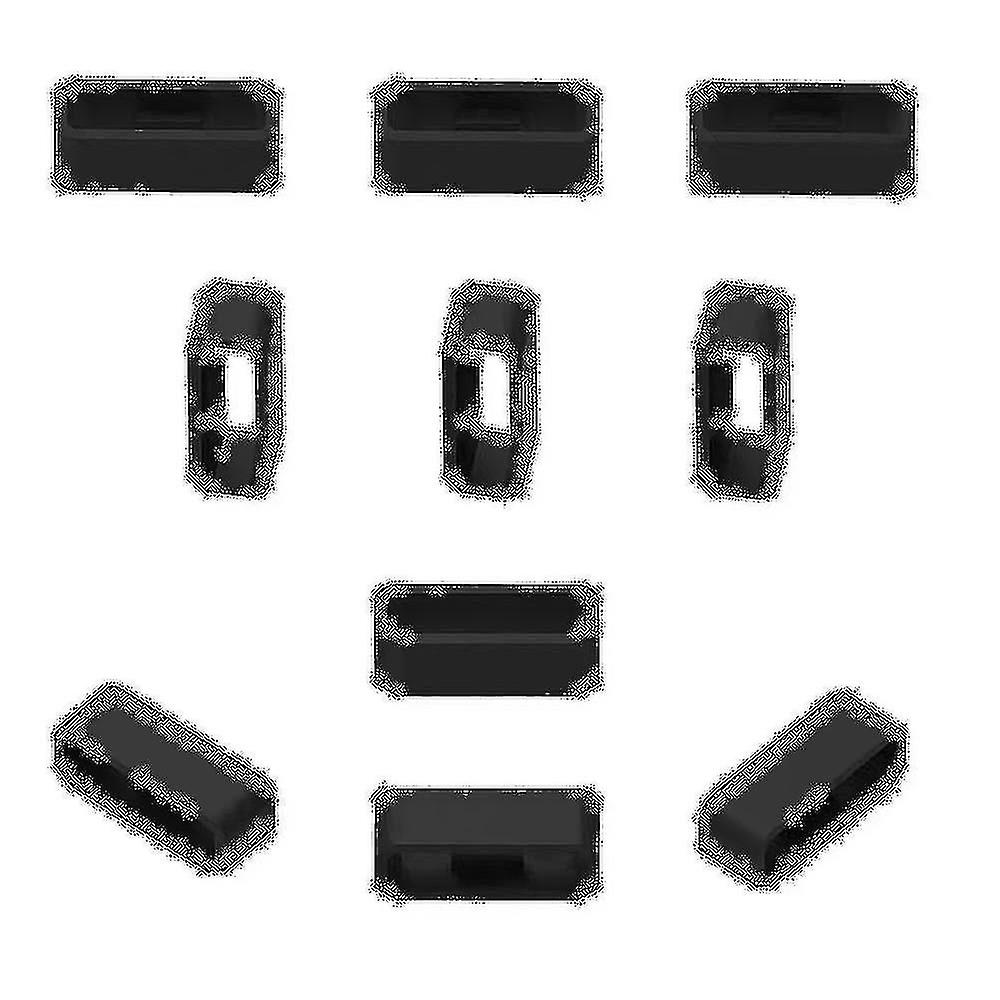 10pcs Silicone Replacement Secure Rings Watch Strap Fasteners Band Keepers Strap Loops Compatible With Garmin Watch