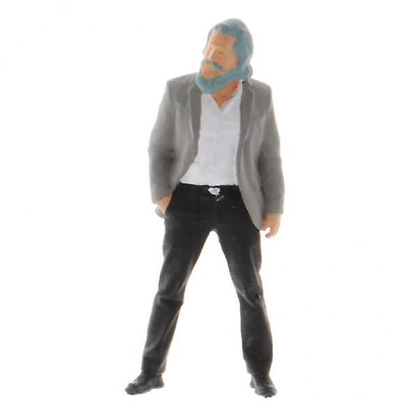 4x1:64 Figures Diorama Miniature Scene People Professor Model Layout S Scale