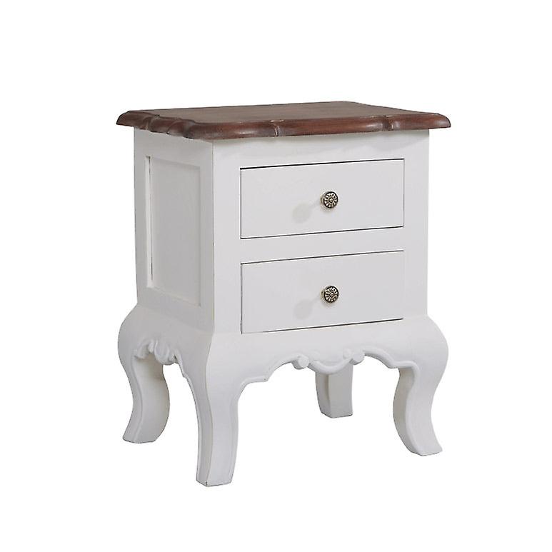 French Chic Painted Bedside Table