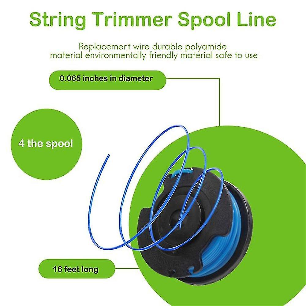 29092 String Trimmer Replacement Spool 29252 For Greenworks 20v 24v 40v 80v Weed Eater Cordless Tri