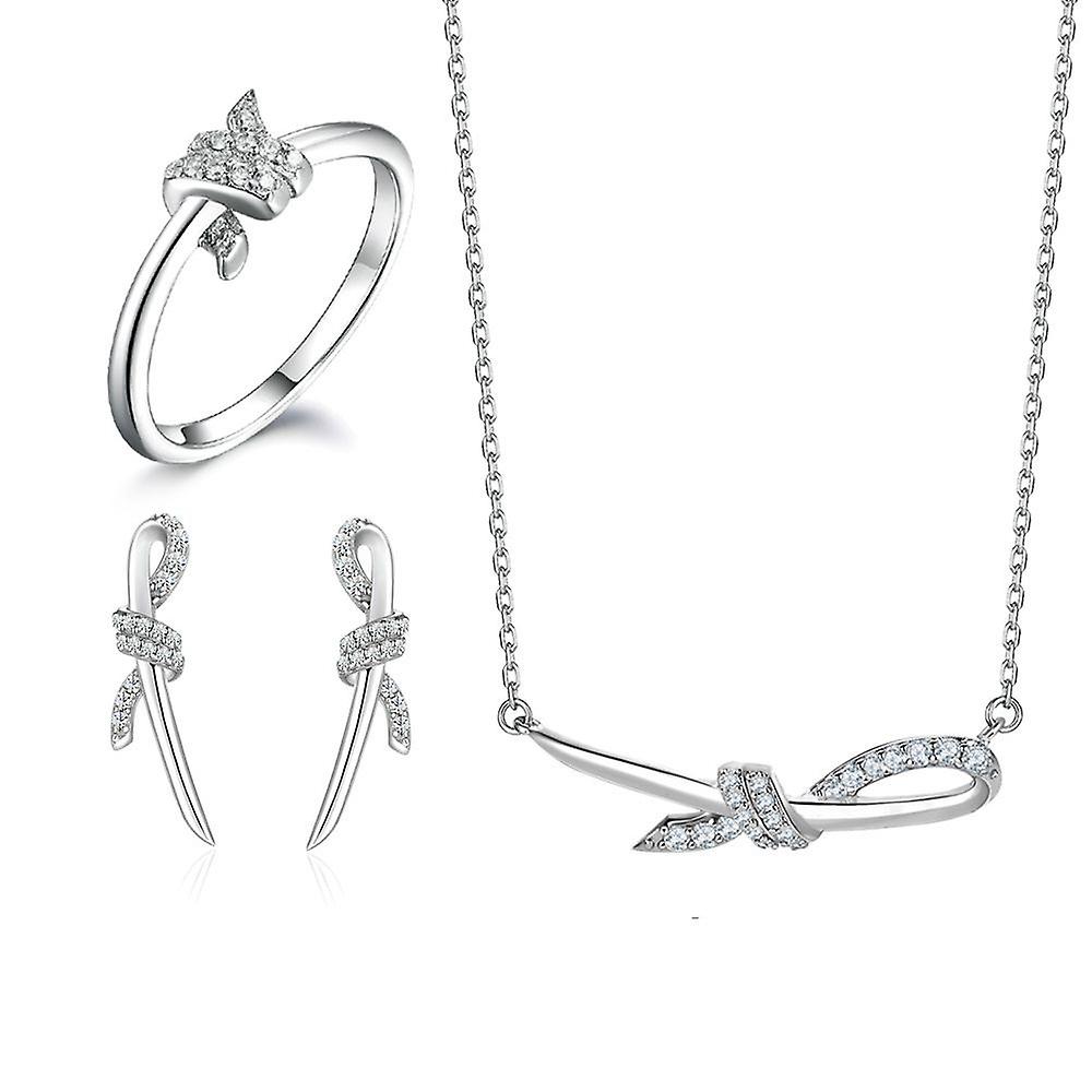 Set di gioielli in argento sterling da 3 pezzi