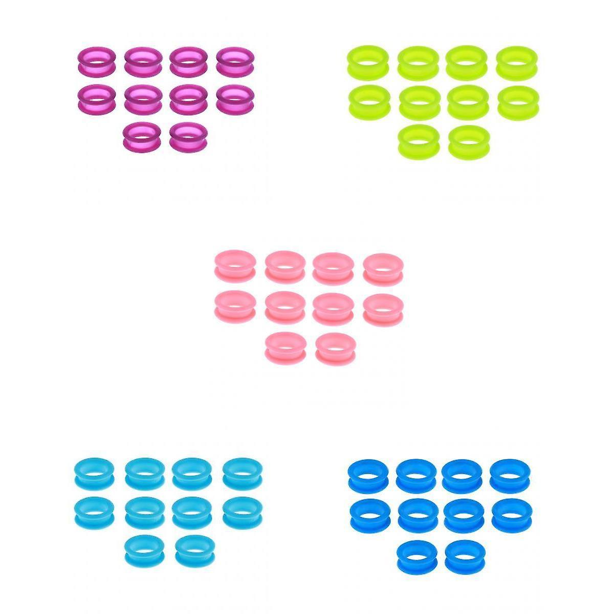 50 PCS Barber Hairdressing Shears Scissors Finger Ring Grips Inserts