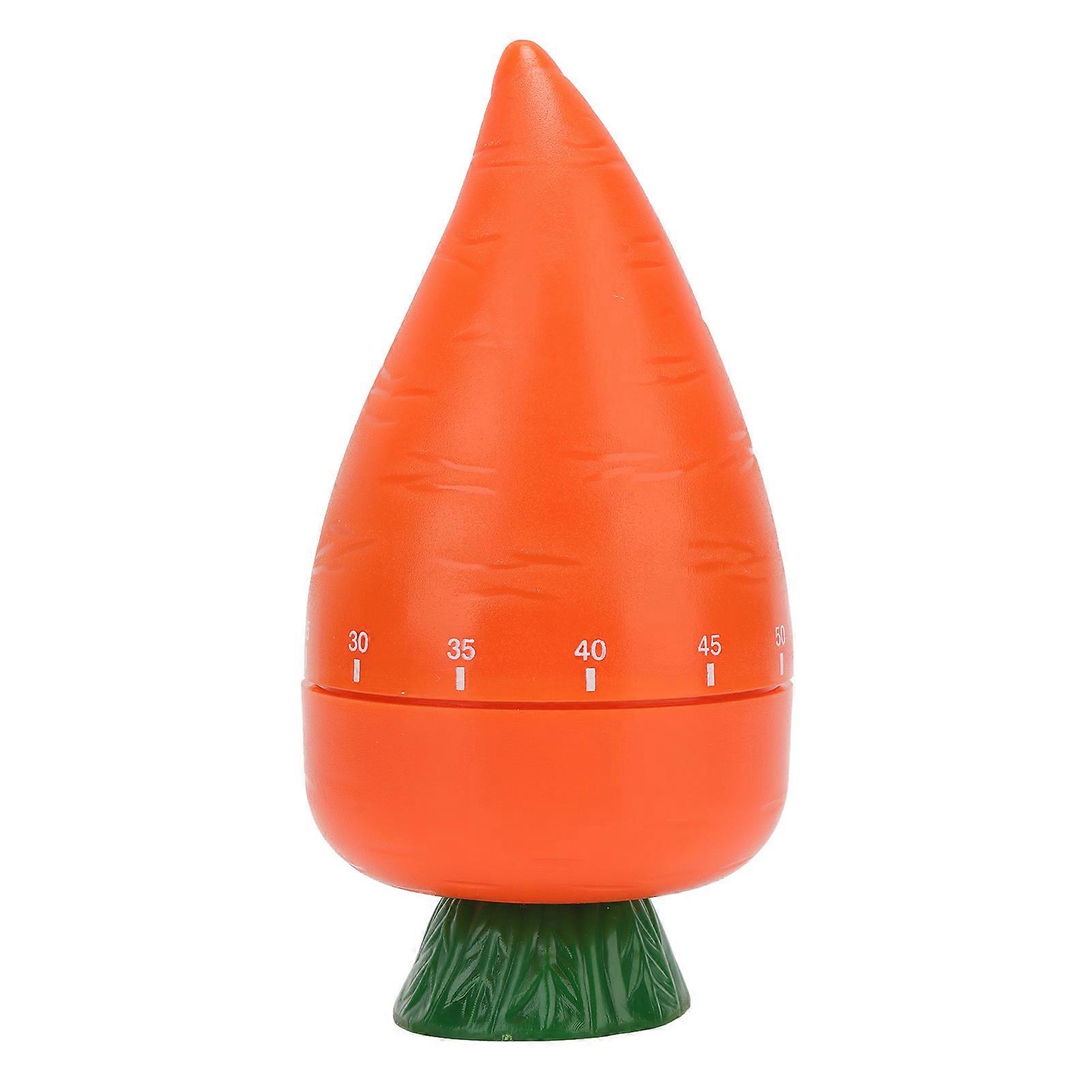 Cooking Timer Cute Carrot Shape Mechanical Timer Mechanical Timer for Cooking, Reading, Studying, Exercise