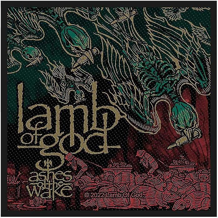 Jumalan Karitsan tuhka Wake-standardilaastarista