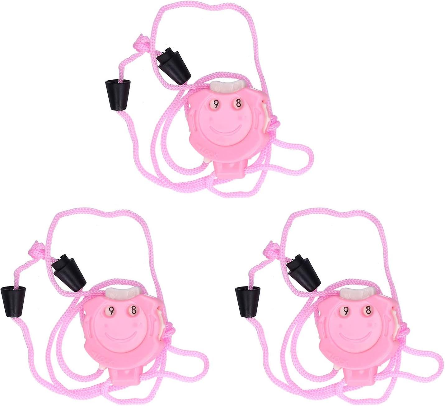 3 piece knitting counter, row counter, knitting stitch counter, crochet stitch marker, knitting row counter, pink ZeGoods