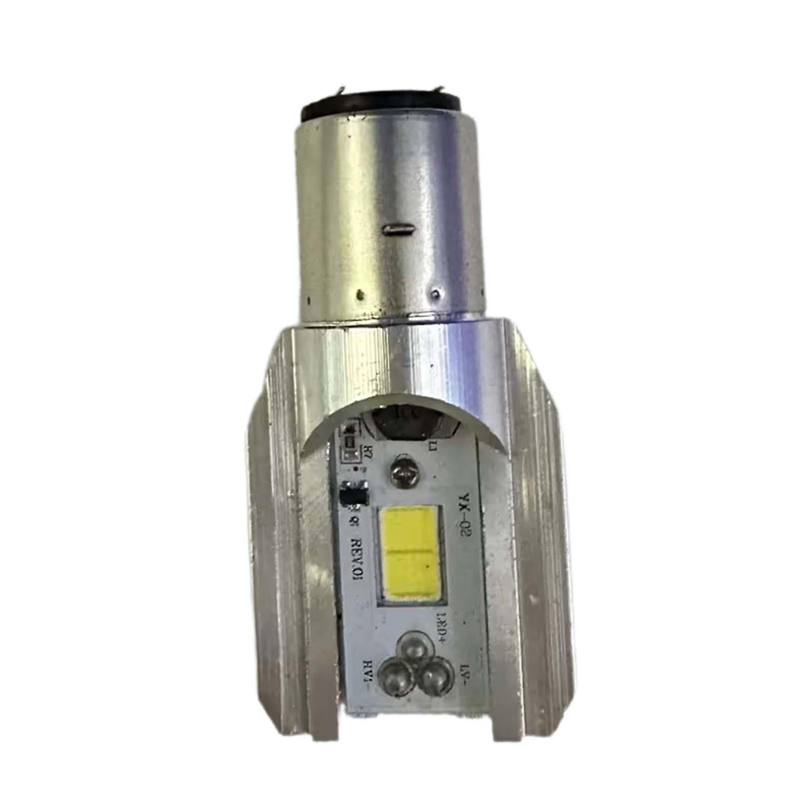 H4 20W White COB LED Hi/Lo Beam Motorcycle Headlight Front Light Bulb Lamp