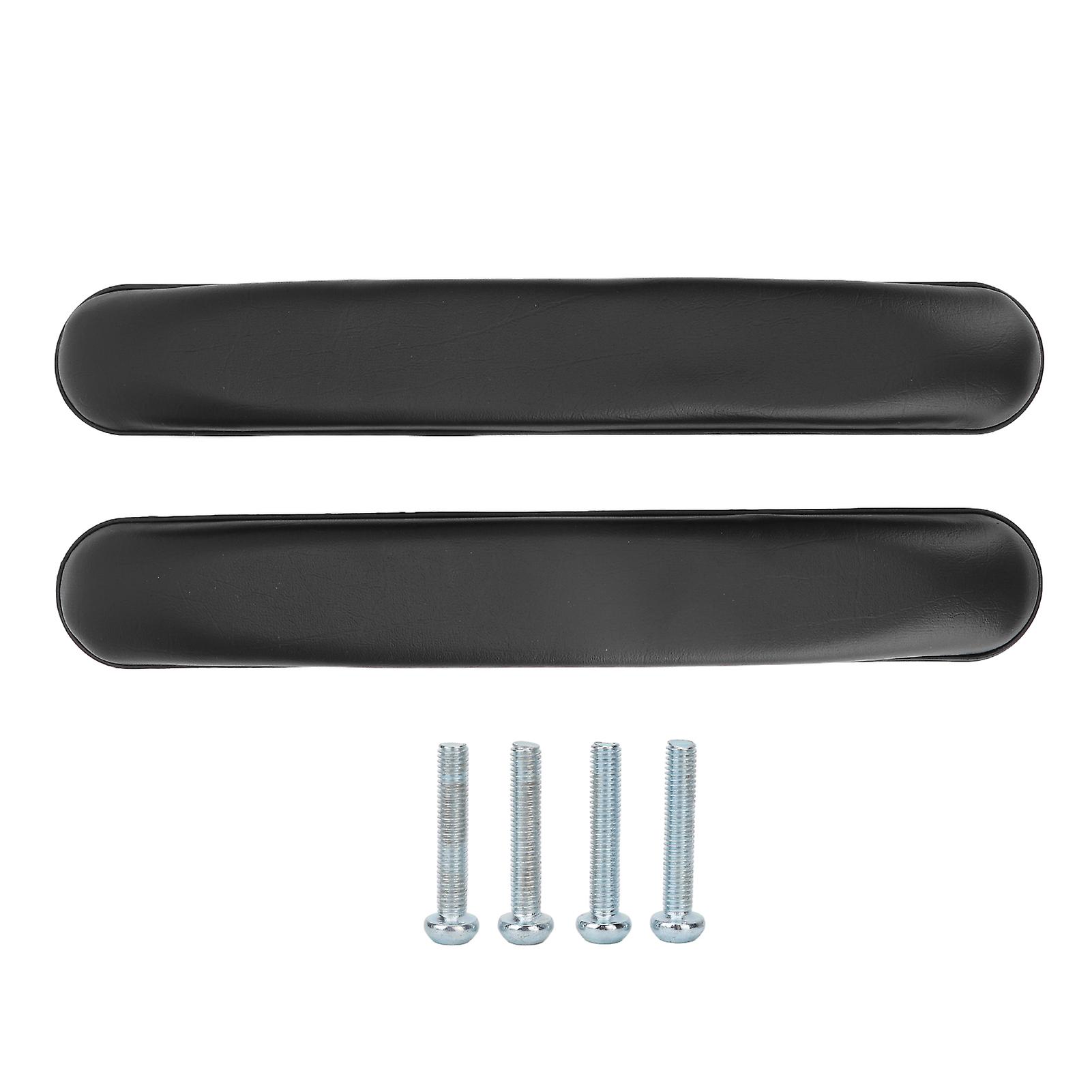 1 Pair Wear-resistant Waterproof Wheelchair Armrests with Screws