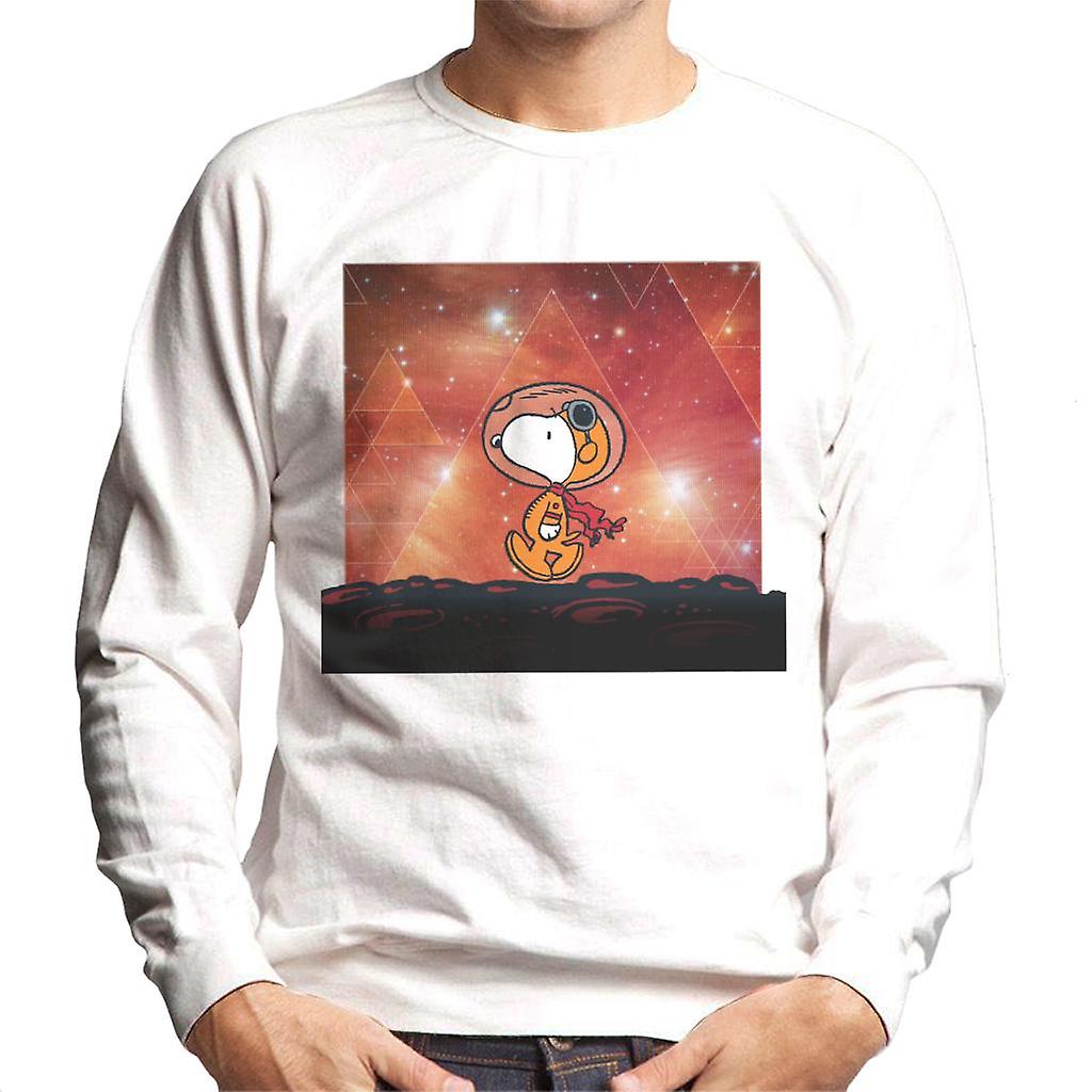 Peanuts Snoopy Astronaut On Mars Men's Sweatshirt