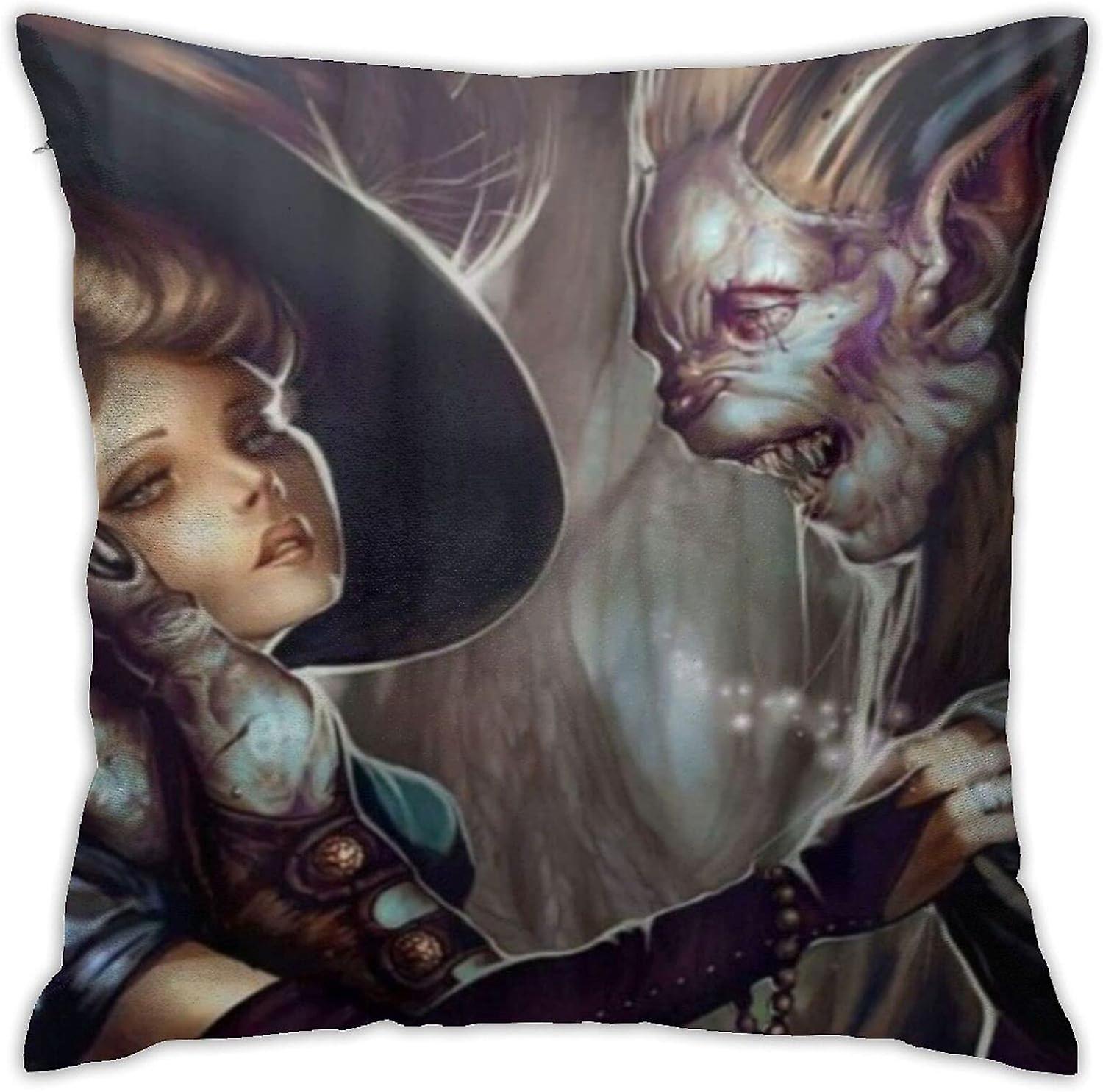 快適な装飾的なクッションカバー、死神の頭蓋骨の死、1つのソフトスクエアスロー枕カバーのパックソファソファチェア45cmのクッション枕カバー