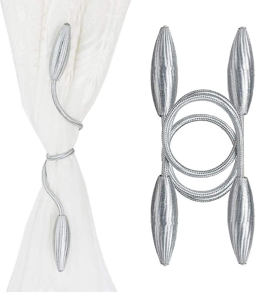 2pcs Creative Curtain Tieback Twist Tie Backs Support décoratif