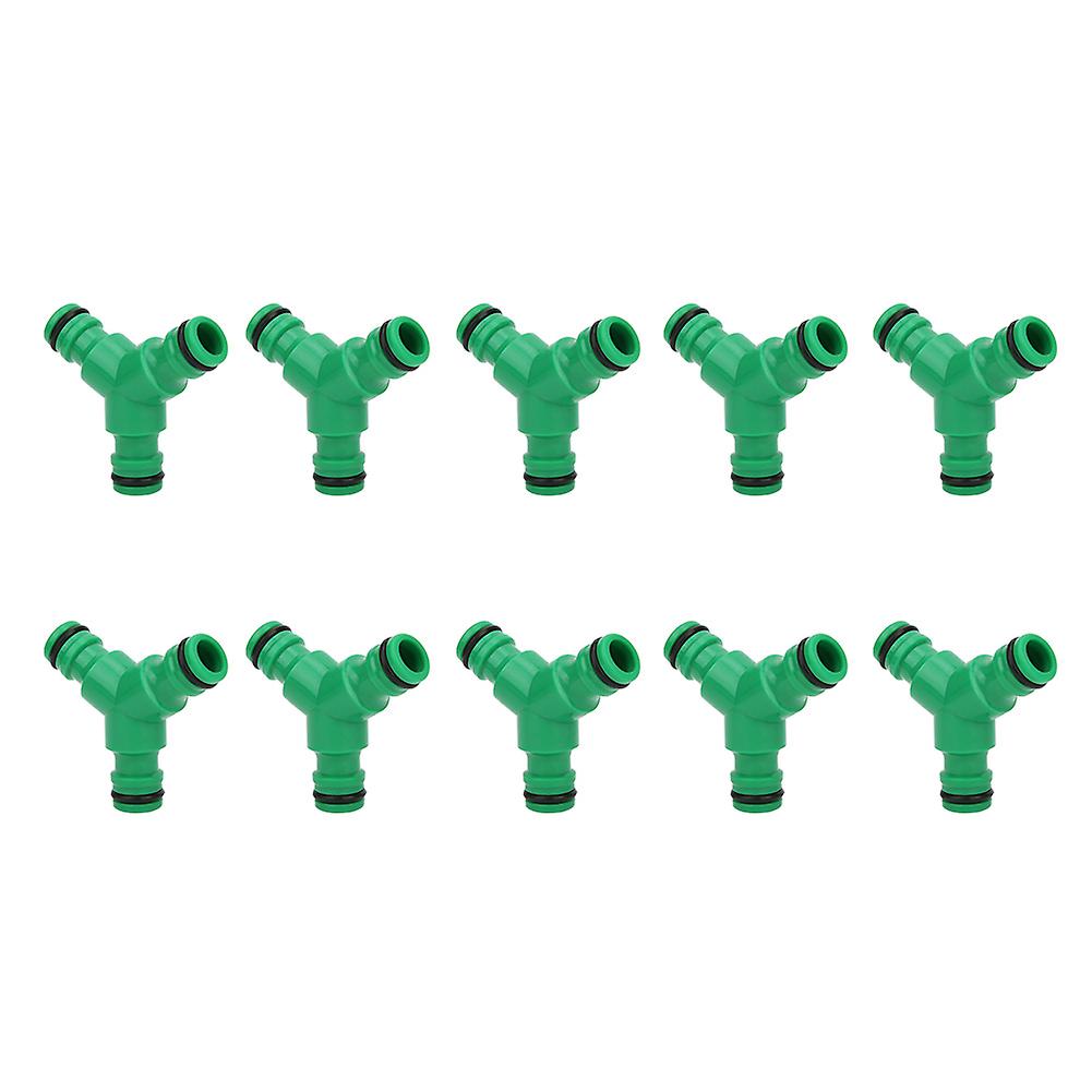 10PCS 3 Way Coupling Water Hose Fitting Y Connector Adapter Coupler for Garden Irrigation