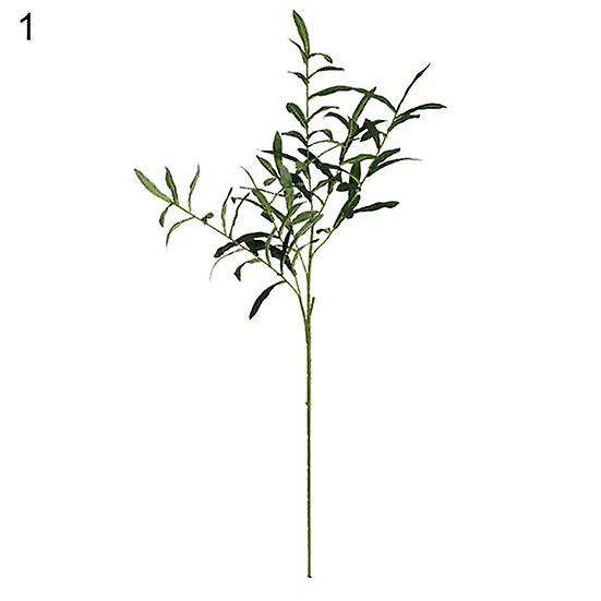 Excellent Artificial Olive Realistic Fresh-keeping UV-resistant Decorative Beautiful Branch