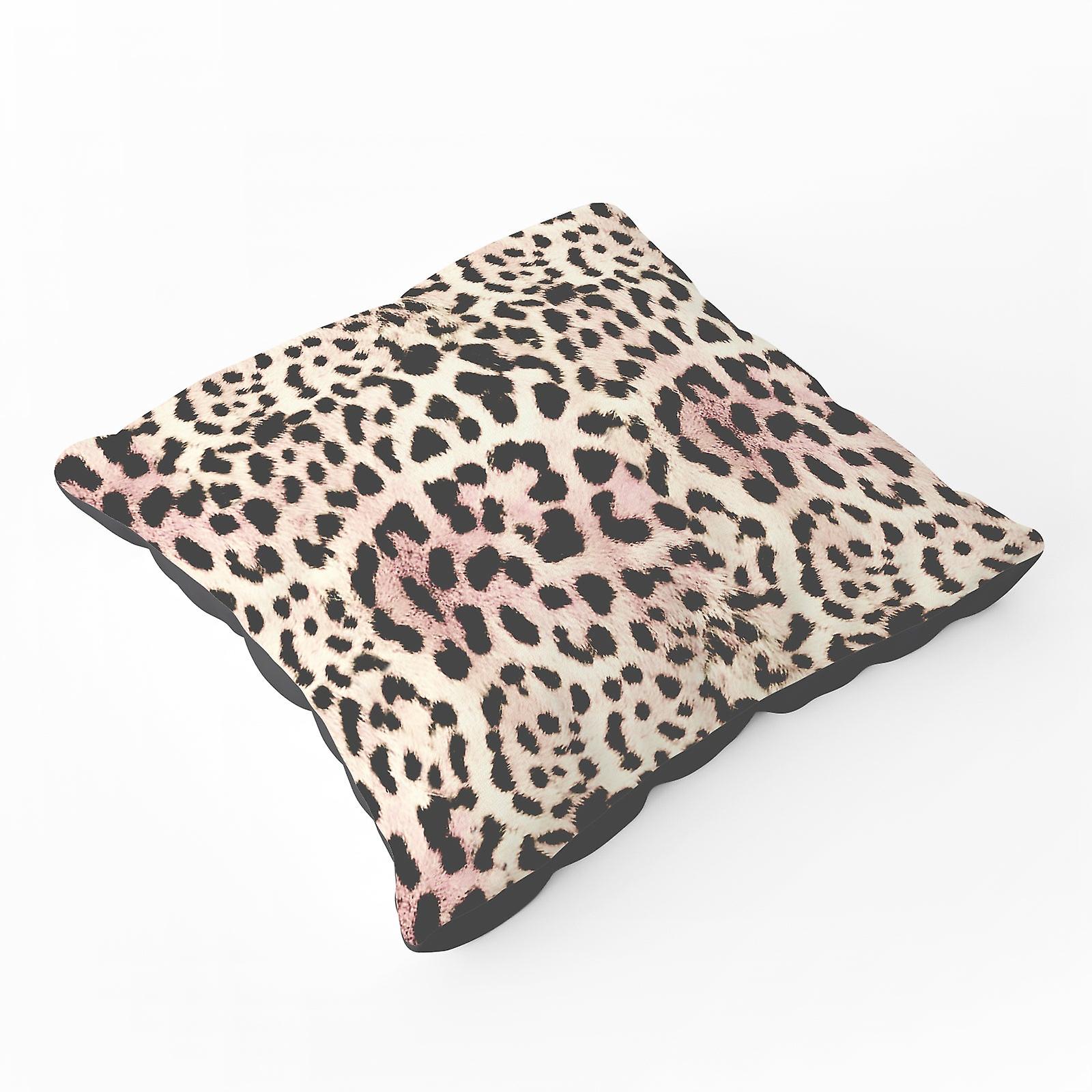 Leopard Hide Floor Cushion