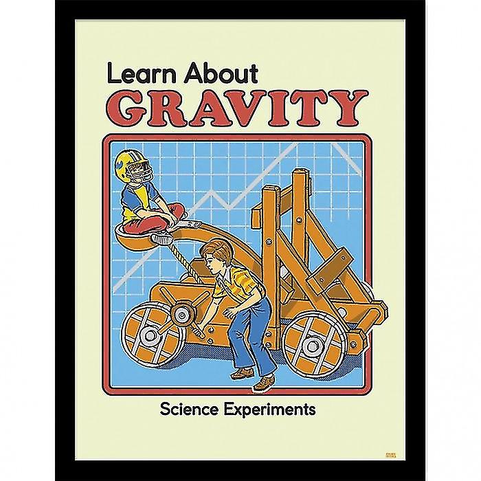 Steven Rhodes Learn About Gravity Framed Poster
