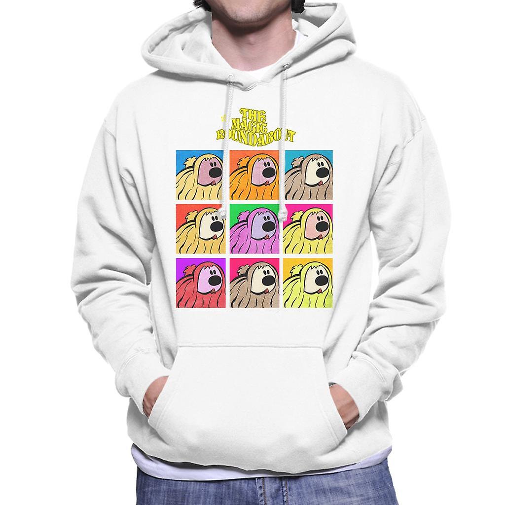 The Magic Roundabout Dougal Pop Art Men's Hooded Sweatshirt