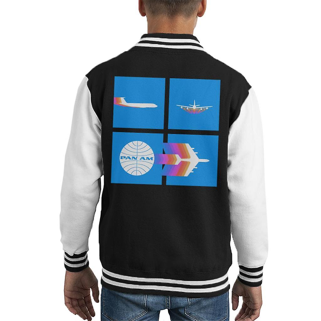 Pan Am Takeoff Silhouette Kid's Varsity Jacket