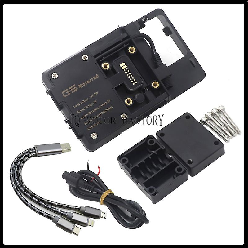 Black Mobile Gps Navigation Station Frame Plate Bracket For Yamaha Xmax300 Xmax 300 X-max 300 Navigation Bracket Xmax 300