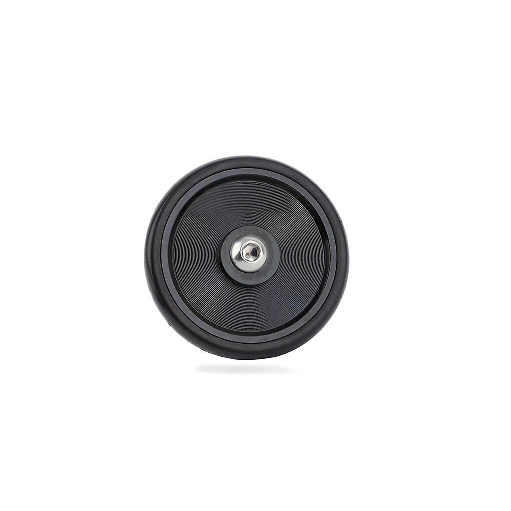 Easy Wheels Folding Bearing Easywheel High Strength Aluminum Alloy Rustproof Dual Rollers With Bolt Rear Rack Black