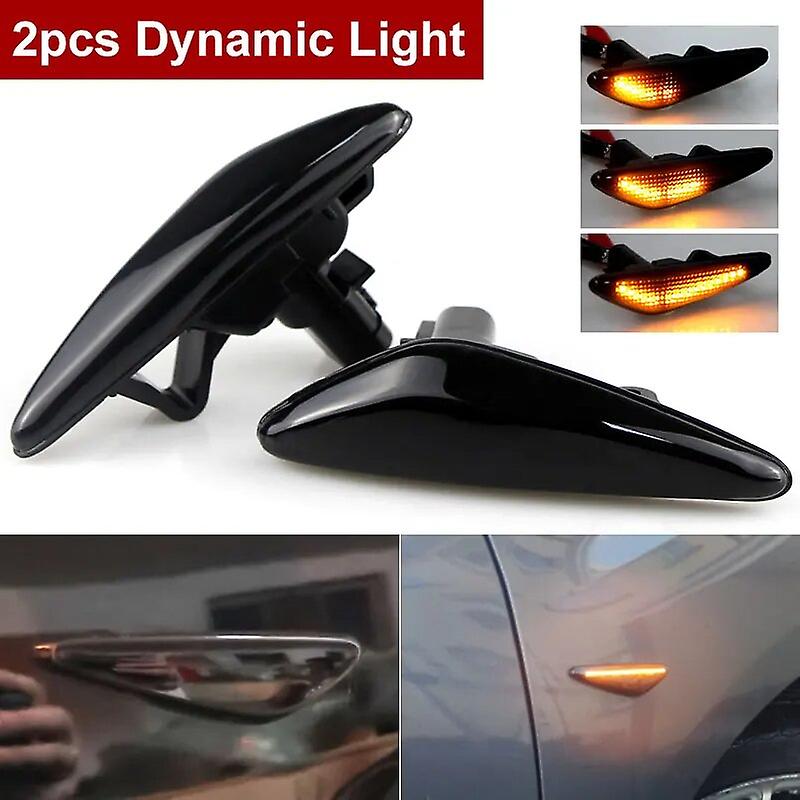 2pcs Dynamic Led Side Marker Turn Signal Lamp Light For Mazda Mx-5 Miata Nd 2016- Rx-8 6 Atenza Gh 5 Premacy Cw Fiat 124 Spider