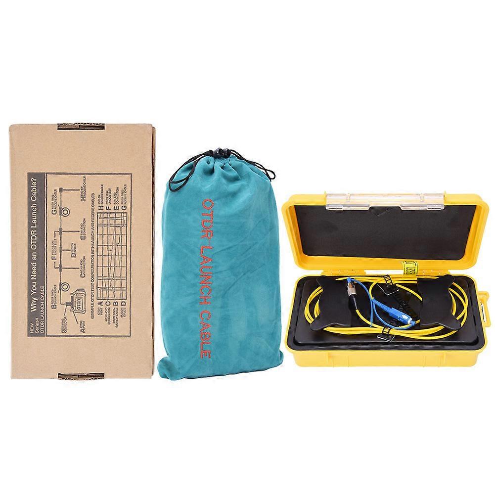 Fiber Optic OTDR Launch Cable Box Sc UPC Fc UPC OTDR Dead Zone Eliminator Single Mode 500M