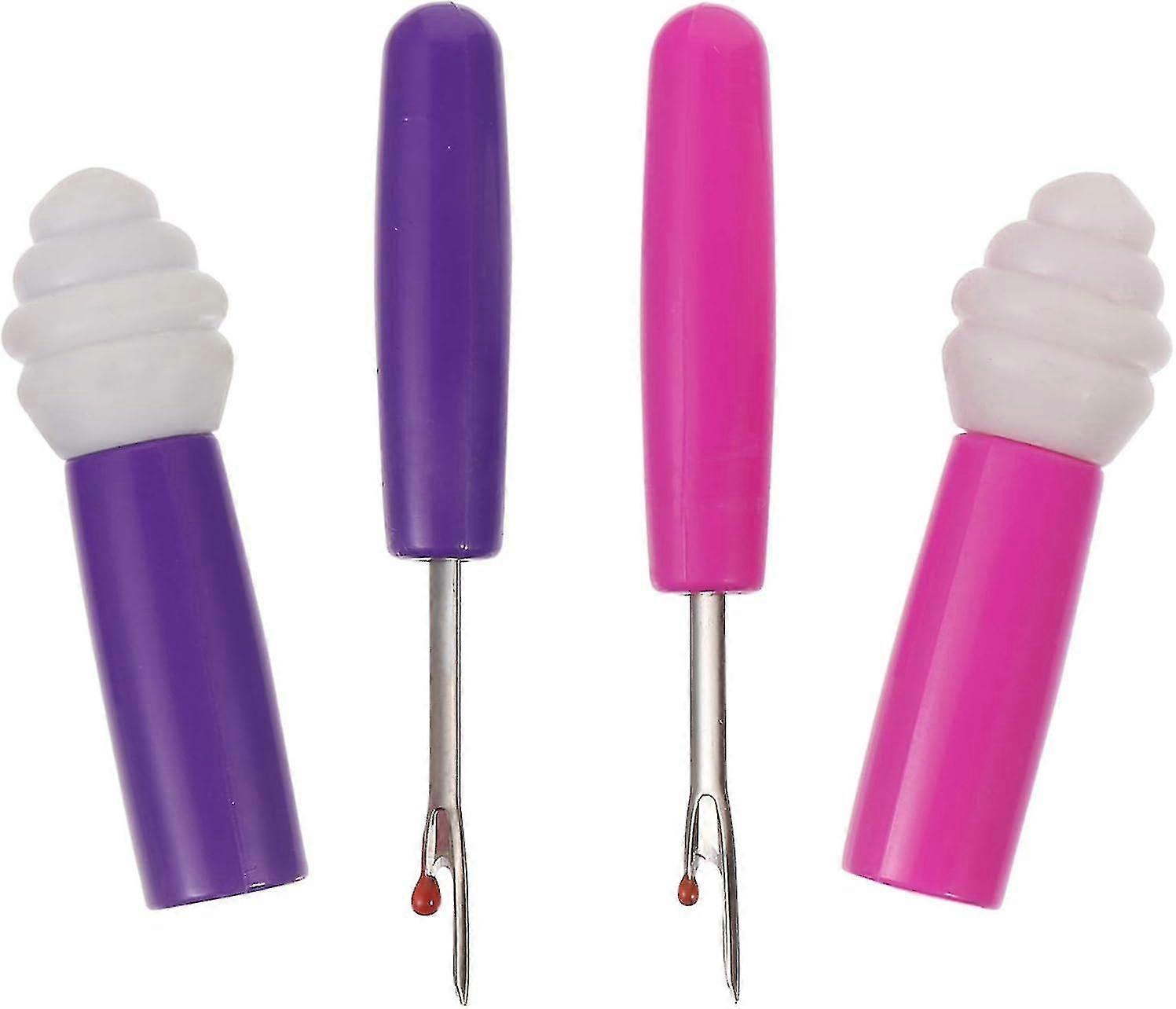 2pcs Sewing Seam Rippers Handy Stitch Thread Removing Tools for Crafting_Feb