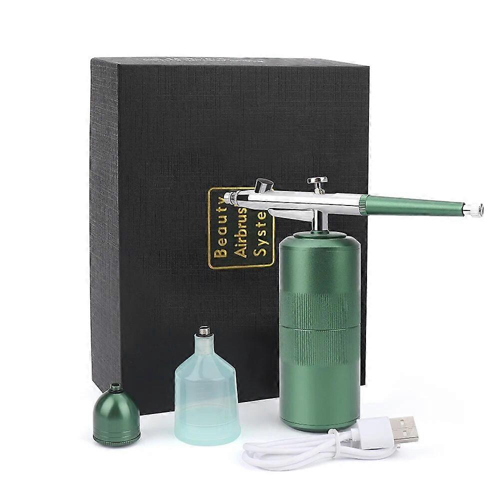 Multi-purpose Cordless Mini Airbrush Set Spray Pump Air Compressor Portable Water Oxygen Injector Set Art Painting Spray Model