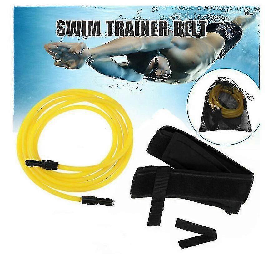 حزام تدريب السباحة السباحة تمتد حبل المقاومة حزام معدات التدريب على السباحة