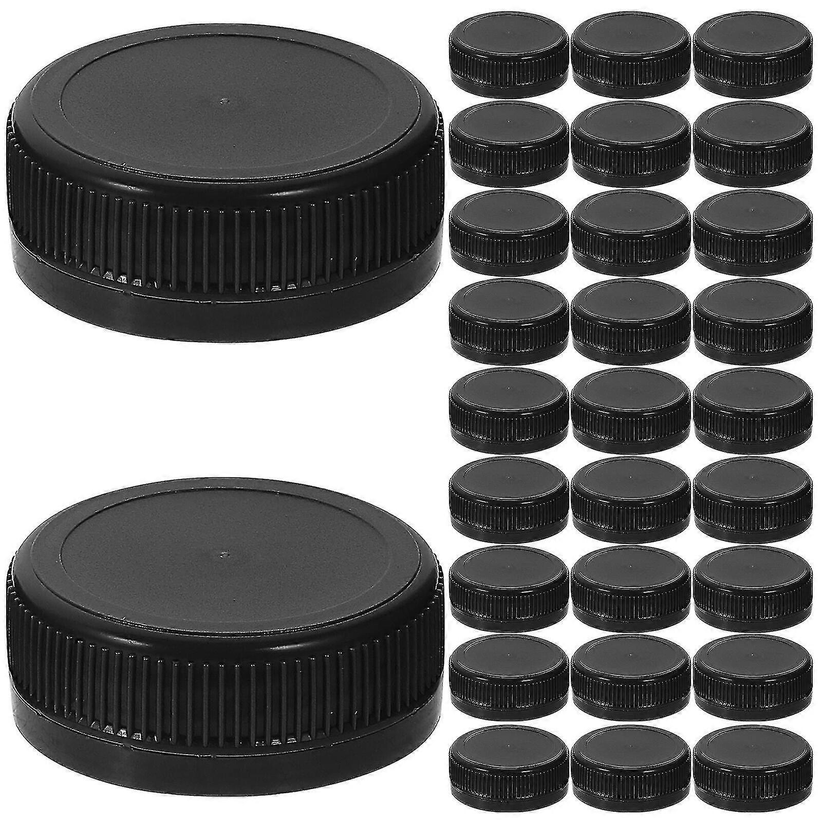 100pcs Plastic Bottle Caps for Diy Crafts Development of Childrens Intelligence Reusable Bottle Lids
