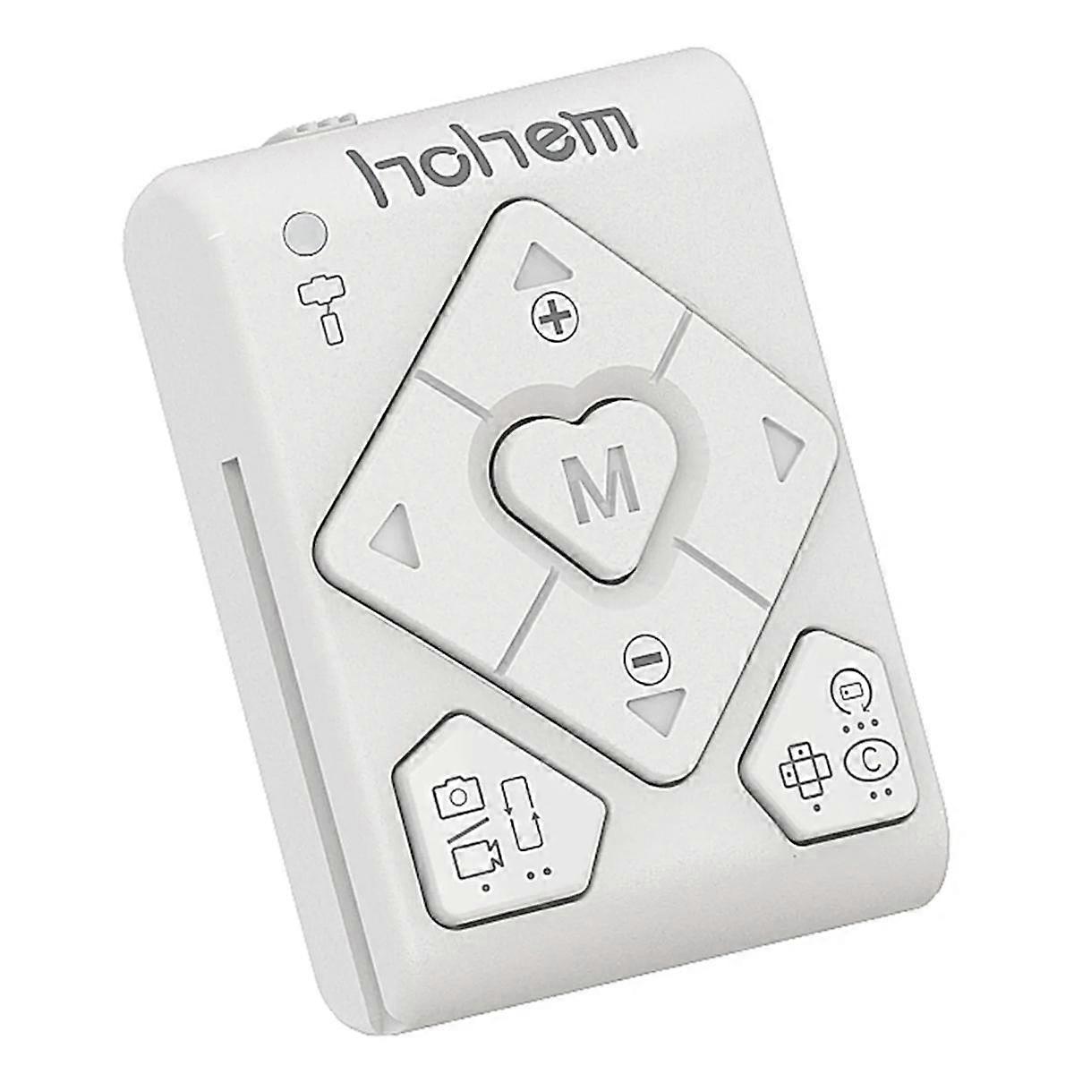 Wireless BT Remote Control for ISteady XE/X2/V2/V2s/M5/M6/MT2 Smartphone Gimbal Stabilizer White