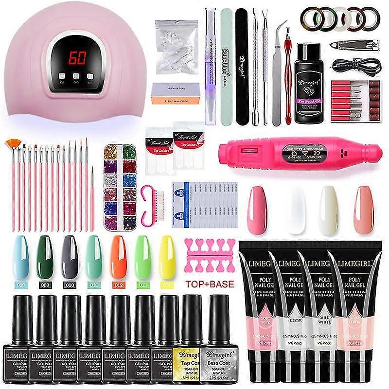 nail extensions set light therapy nail polish set