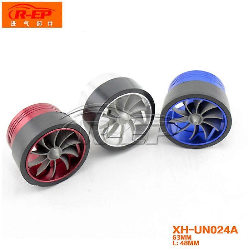 Auto Car Air Intake Inlet Fittings Single Wheel Inlet Pressure Wind Turbines Power Wheel Universal Turbo Fan Fuel Saver Fan