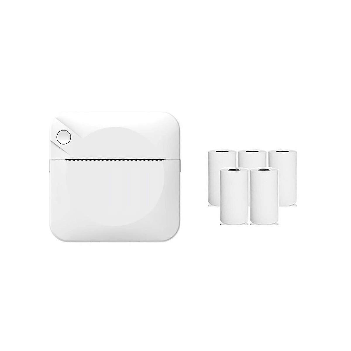 Mini Portable Thermal Label Printer Student Wrong Question Photo Barcode Printer Label Printer With