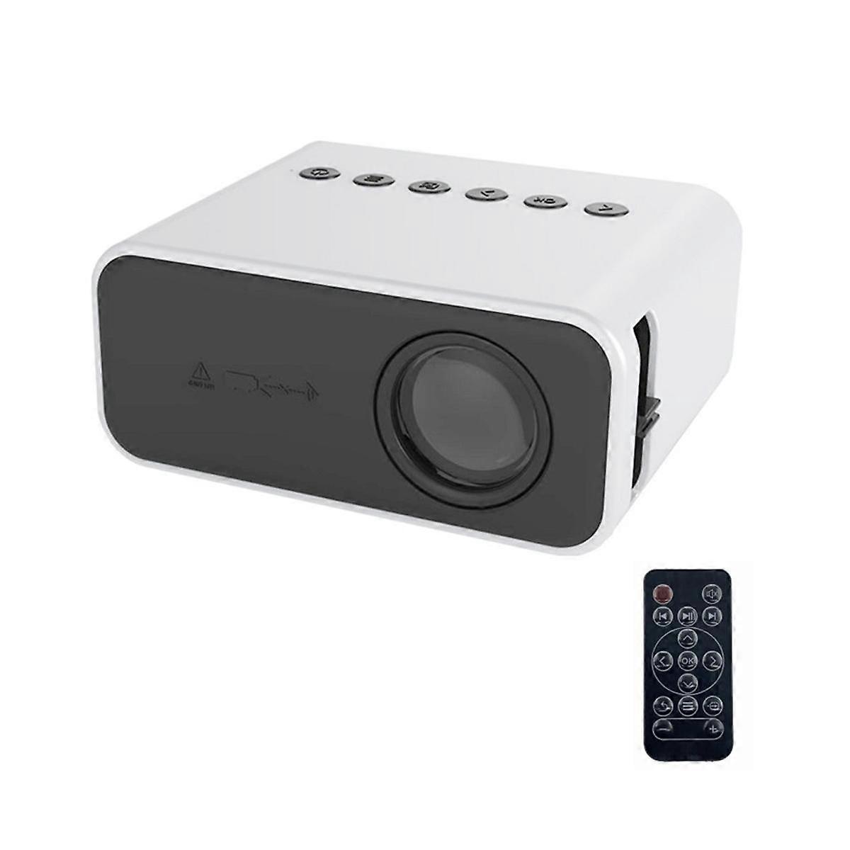 Portable Mini Projector Home Theater Media Player Cinema Wireless Mulitscreen Projector for Android - UK Plug