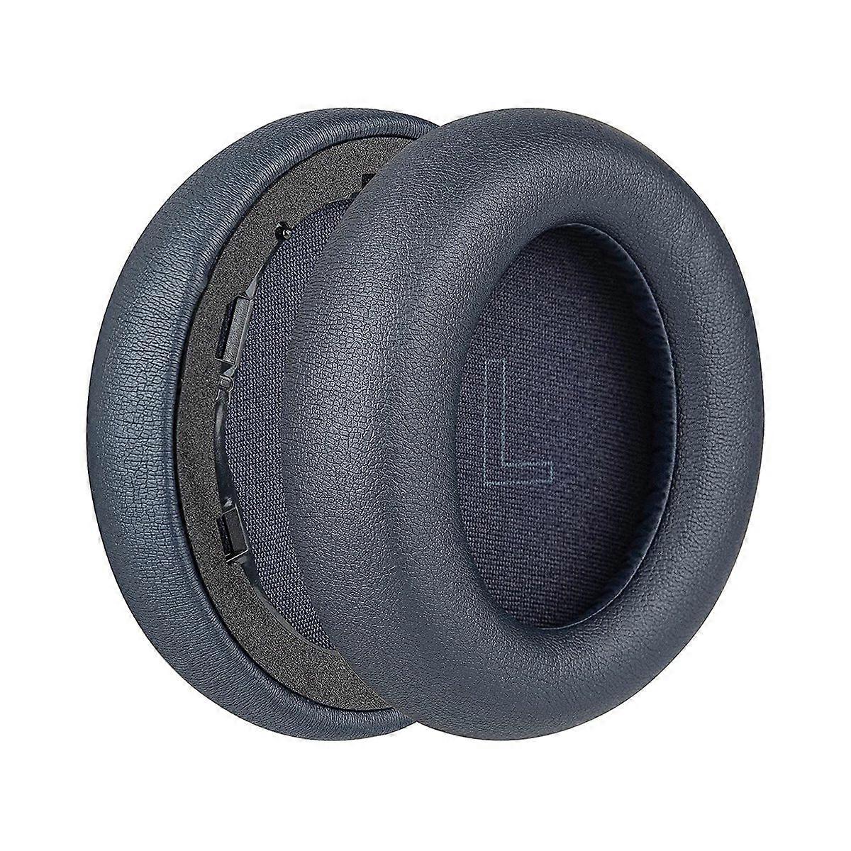 Replacement Ear Pads for Life Q30/Q35 Protein Leather Headphones Earpads(Blue)
