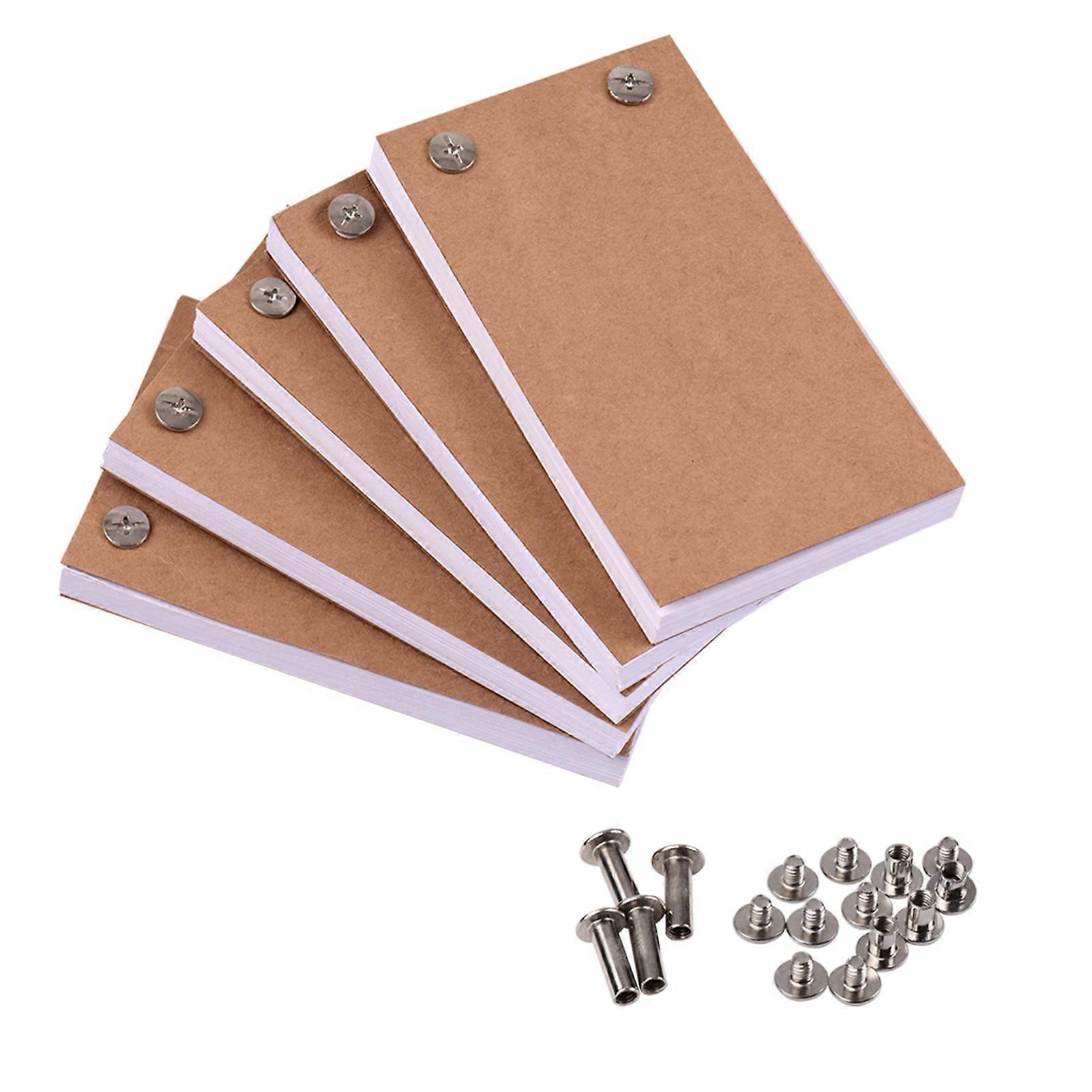Blank Flip Book Kit with 300 Sheets Animation Paper Flipbook Binding Screws for LED Tracing Light Pad Drawing Sketching