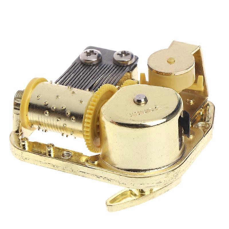 DIY 機械式オルゴール 金色ムーブメント + ネジ + 天空の城の鍵 ギフト