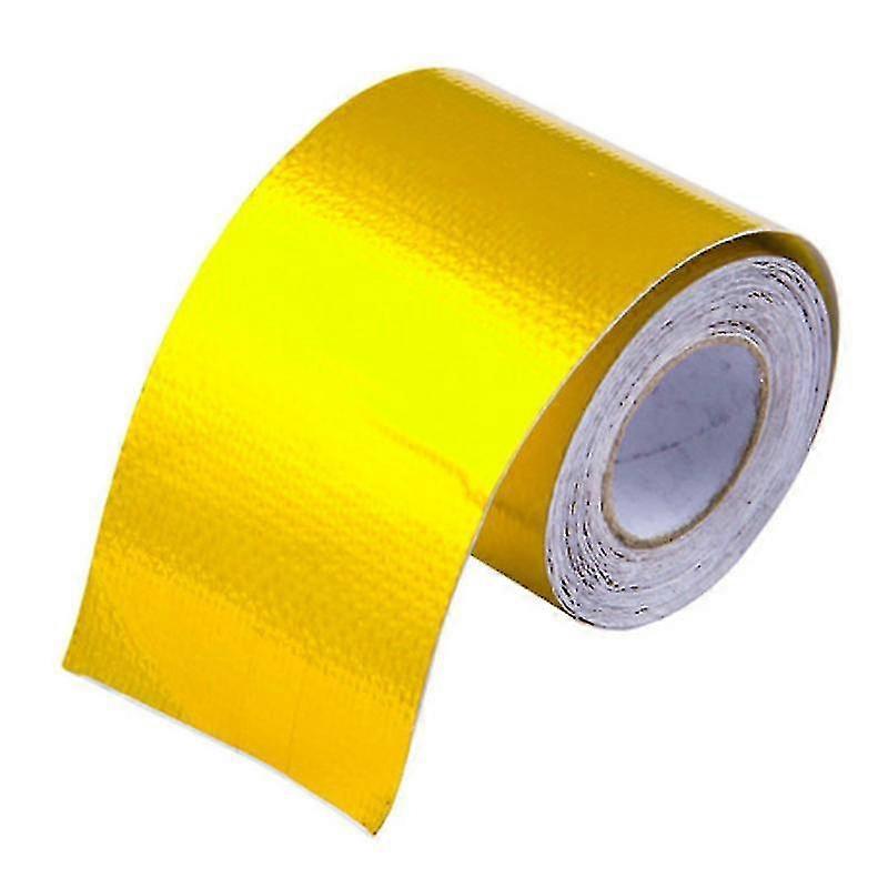 Reflektieren Sie ein goldenes Wärmeband Lufteinlass Wärmeisolierung Shield Wrap Reflektierende Wärmebarriere Selbstadh (haoyi)