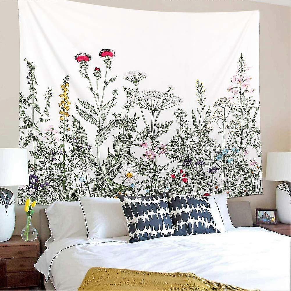 Gobeläng vägghängande för sovrum, blommiga växter gobelänge, sommarblommor gobeläng, natur gobelänger väggbonader för vardagsrum väggdekor