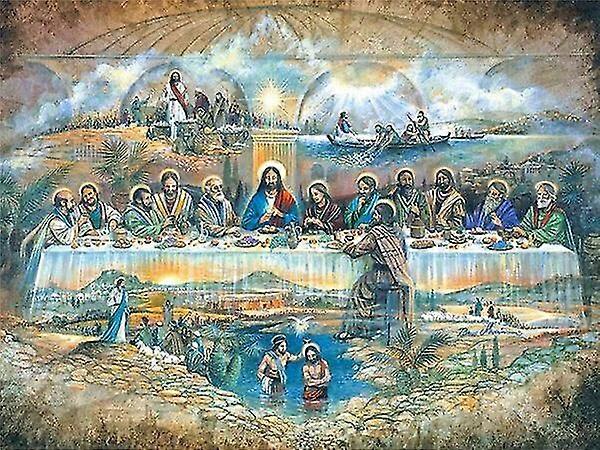 다이아몬드 페인팅 기독교 예수 가정 장식 모자이크 자수 최후의 만찬 종교 벽 스티커