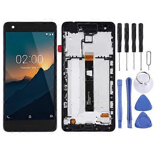 TFT LCD Screen for Nokia 2.1 Digitizer Full Assembly with Frame
