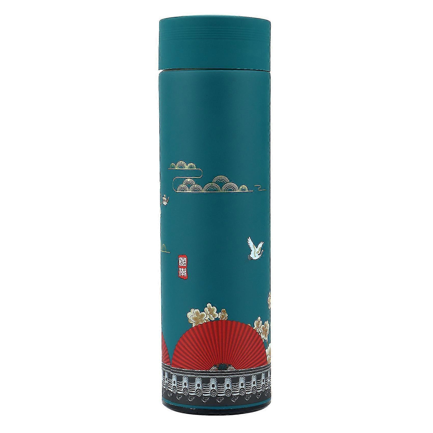 Chinese Classical Style Water Bottle With Filter Thermocup(b)