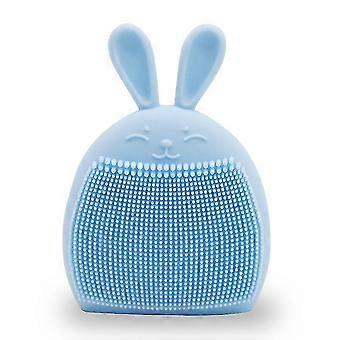 Spazzola per la crosta lattea del bambino - Spazzola per il cuoio capelluto del bambino per un'esfoliazione delicata e un massaggio - Spazzola da bagno per la cura dei capelli del bambino - 2 pezzi - blu