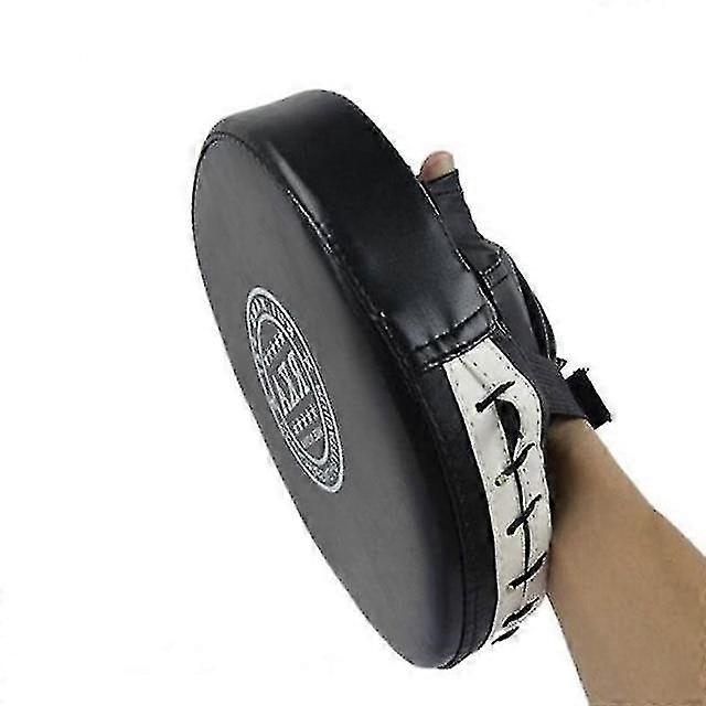 2 Pcs Curved Boxing Equipment Pads Muay Thai Hand Target Sanda Training Thickened Earthquake-resistant Baffle Pu Paws For Boxing